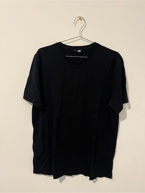 Reiss Black Short-Sleeve Crewneck Tee